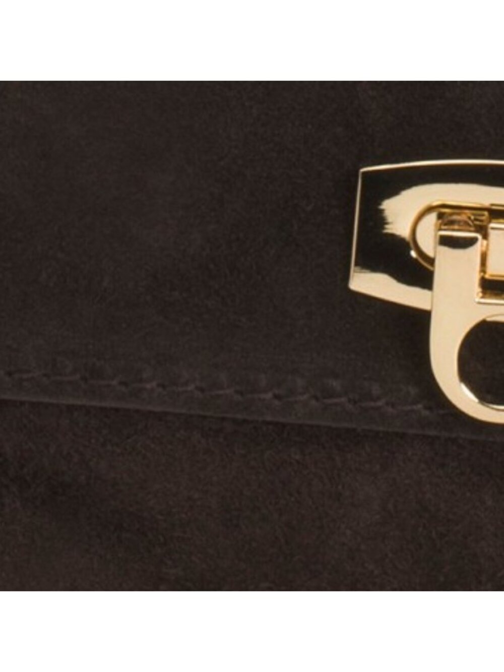 MARLON Made In Italy Suede Wristlet Pochette - Picture 4 of 5